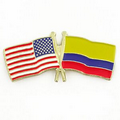 USA & Columbia Flag Pin